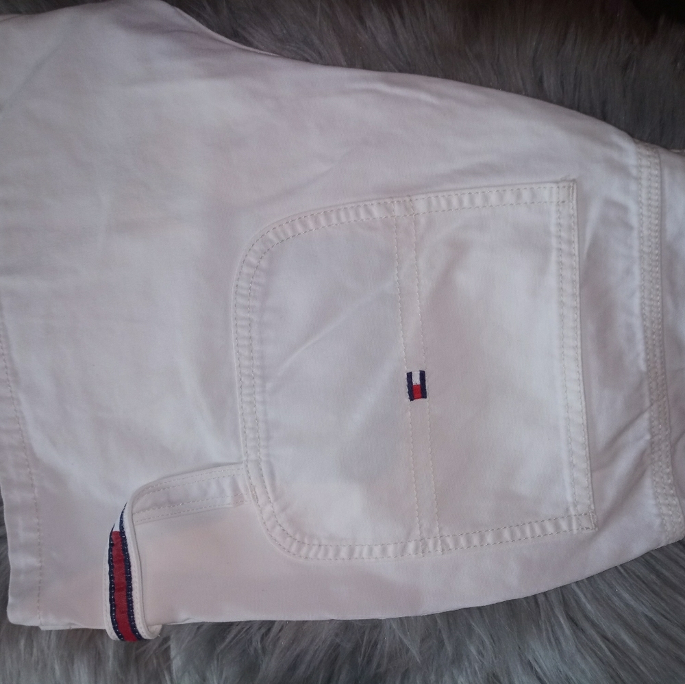 White Tommy Hilfiger Carpenter Shorts
